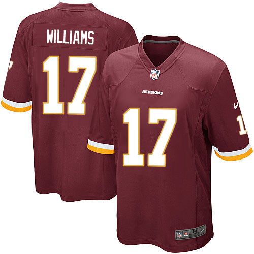 Youth Elite Doug Williams Nike Jersey Burgundy Red Home - #17 NFL Washington Redskins